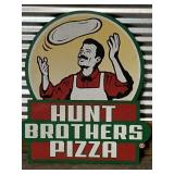 HUNT BROTHERS PIZZA SIGN BOARD WALL MOUNT SIGN