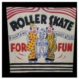 Roller Skate For Fun Painting on Canvas Roller