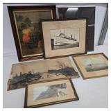 Lot of Damaged Art