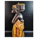 Hand Carved Large 20ï¿½ Wooden Wall Plaque-West