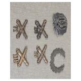 US Army Indian Wars Hat Badges 1880