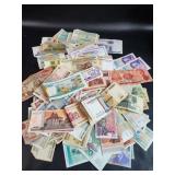 World Currency Lot USSR Russia Cambodia India