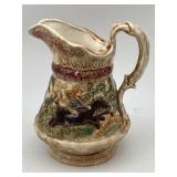 VINTAGE TAM Oï¿½SHANTER CERAMIC PITCHER W/ SCENES