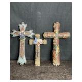 3 CROSSES WALL DECOR TEXAS