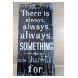 PALLET WOOD SIGN THANKFUL 32" X 16"