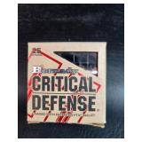 20rds Hornady Critical Defense 9mm Luger Ammo