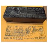 Vintage Letter Stamp for GOLD METAL FLOUR