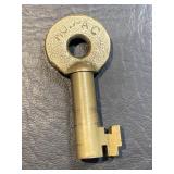 MOPAC Brass RR Switch Lock Key Missouri Pacific