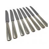 8 Gorham Sterling Silver  Handled Knives Camellia