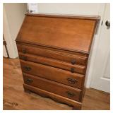 Vintage Maple Secretary Chest