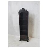 Vintage Narrow Bookshelf w/ Drawer