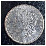 1881 S Morgan Silver Dollar Uncirculated ?