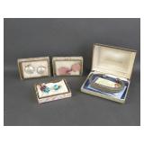 Costume Vtg Krementz Cuff & Hillcraft Earrings