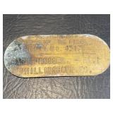 Vintage Raw Milk Badge / Plaque Phillipsburg MO