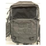 BLACK MILITARY STYLE MOLLE BACKPACK