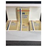 BOX DOZEN NOS GOLDEN LIGHTS CIGARETTES PLAYING