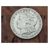 1901 O Morgan Silver Dollar Coin