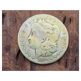 1880 S Morgan Silver Dollar Coin