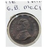 CIVIL WAR KNICKER BOCKER CURRENCY TOKEN