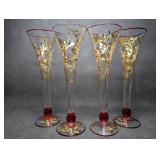 Set Of 4 Jubilance by PIER 1 - Hollow Stem Fluted