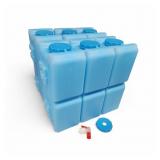 New Waterbrick Water Storage Containers x 6