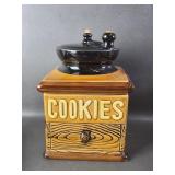 Vintage Coffee Grinder Cookie Jar