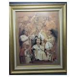 Stephen Doig (b 1964) A homage to Pope John Paul