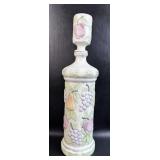 Handcrafted Fruit Motif Decanter