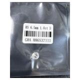 New 1 Carat 6.5mm Moissanite w/ Certificate Color