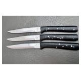 3 MCM Confetti Handle Steak Knives Japan