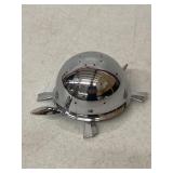 VINTAGE IRVINWARE CHROME MOCK TURTLE HORS