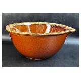 USA Pottery 8ï¿½ï¿½ Lip Batter Bowl Damage Noted in