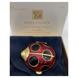 NIB ESTEE LAUDER LUCKY LADYBUG COMPACT LUCIDITY