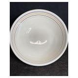 RAINBOW STRIPED ITALIAN SERVING BOWL