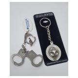 Working Handcuff Keychain & Trooper Hat Arkansas