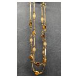 Vintage Two Strand Bergï¿½re Style Costume Jewelry