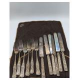 HOLMES & ATWOOD SILVER PLATE SET