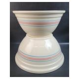 2 Vtg McCoy Oven Ware USA Mixing Bowls Pottery