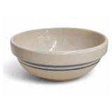 Vtg Marshall Pottery Double Cobalt Stripe On