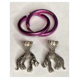 FASHION JEWELRY EARRINGS CATS