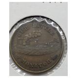 1863 OUR LITTLE MONITOR CIVIL WAR TOKEN