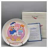 1981 WALT DISNEY DONALD & DAISEY DUCK SCHMID