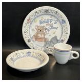 Complete Set Baby's First Fiesta Homer Laughlin 3