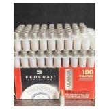 93 RNDS. FEDERAL 9mm AMMO ALUMINUM CASE