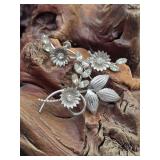 Rhodium & Sterling Helene Costume Jewelry