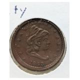 1863 CIVIL WAR TOKEN LIBERTY