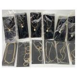 DOZEN NOS 18 IN. GOLD-TONED FASHION JEWELRY