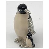 BEJEWELED PENGUIN JEWELRY/TRINKET BOX