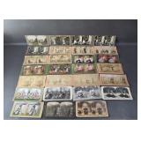 Antique Stereoview Card Photos People