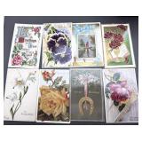 21 Antique Postcards